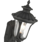 7850-14 1 Light Textured Black Outdoor Wall Lantern-Lighting LumensLantern