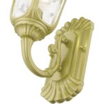 7850-33 1 Light Soft Gold Outdoor Small Wall Lantern-Lighting LumensLantern