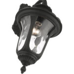 7851-14 1 Light Textured Black Outdoor Wall Lantern-Lighting LumensLantern