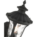 7852-14 1 Light Textured Black Outdoor Wall Lantern-Lighting LumensLantern