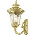 7852-33 1 Light Soft Gold Outdoor Medium Wall Lantern-Lighting LumensLantern