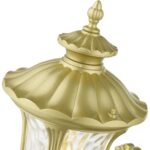 7852-33 1 Light Soft Gold Outdoor Medium Wall Lantern-Lighting LumensLantern