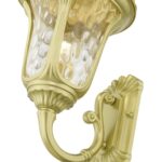 7852-33 1 Light Soft Gold Outdoor Medium Wall Lantern-Lighting LumensLantern