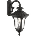 7853-14 1 Light Textured Black Outdoor Wall Lantern-Lighting LumensLantern