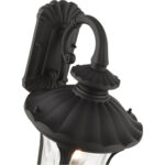 7853-14 1 Light Textured Black Outdoor Wall Lantern-Lighting LumensLantern