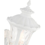 7856-13 3 Light Textured White Outdoor Wall Lantern-Lighting LumensLantern