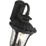 7857-14 3 Light Textured Black Outdoor Wall Lantern-Lighting LumensLantern