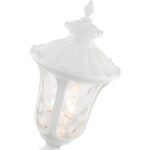 7859-13 3 Light Textured White Outdoor Post Top Lantern-Lighting LumensLantern