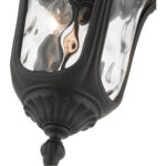 7861-14 2 Light Textured Black Outdoor Ceiling Mount-Lighting LumensFlush Mount Ceiling Lights