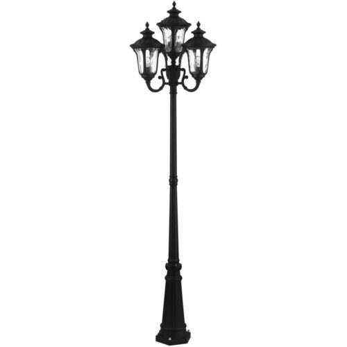 7869-14 4 Light Textured Black Outdoor Post Light-Lighting LumensOutdoor Wall Lights