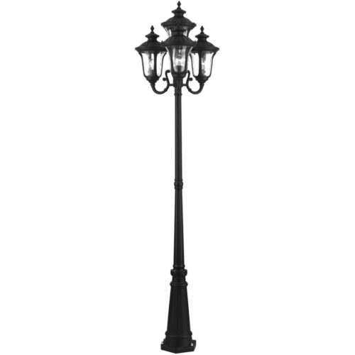 7869-14 4 Light Textured Black Outdoor Post Light-Lighting LumensOutdoor Wall Lights