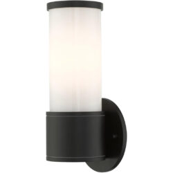 79321-14 1 Light Textured Black Outdoor ADA Wall Lantern-Lighting LumensLantern