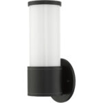 79321-14 1 Light Textured Black Outdoor ADA Wall Lantern-Lighting LumensLantern