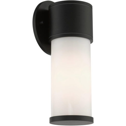 79321-14 1 Light Textured Black Outdoor ADA Wall Lantern-Lighting LumensLantern