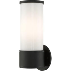 79323-14 1 Light Textured Black Outdoor Wall Lantern-Lighting LumensLantern