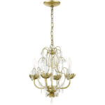 8193-28 4 Light Winter Gold Chandelier-Lighting LumensChandeliers