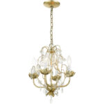 8193-28 4 Light Winter Gold Chandelier-Lighting LumensChandeliers