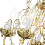 8193-28 4 Light Winter Gold Chandelier-Lighting LumensChandeliers