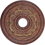 Verona Bronze Ceiling Medallion with Polyurethane Foam base with 22.5 Dia-Lighting LumensMedallion