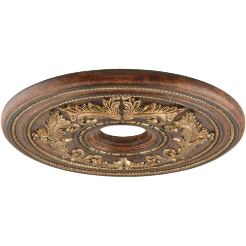 Verona Bronze Ceiling Medallion with Polyurethane Foam base with 22.5 Dia-Lighting LumensMedallion