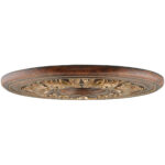 Verona Bronze Ceiling Medallion with Polyurethane Foam base with 22.5 Dia-Lighting LumensMedallion