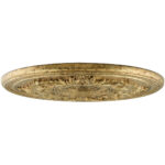 Vintage Gold Leaf Ceiling Medallion with Polyurethane Foam base with 22.5 Dia-Lighting LumensMedallion