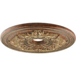 Verona Bronze Ceiling Medallion with Polyurethane Foam base with 30.5 Dia-Lighting LumensMedallion