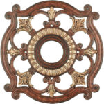 Verona Bronze Ceiling Medallion with Polyurethane Foam base with 23.5 Dia-Lighting LumensMedallion