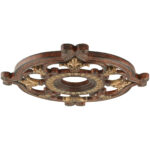 Verona Bronze Ceiling Medallion with Polyurethane Foam base with 23.5 Dia-Lighting LumensMedallion