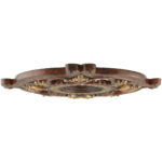 Verona Bronze Ceiling Medallion with Polyurethane Foam base with 23.5 Dia-Lighting LumensMedallion