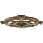 Palacial Bronze with Gilded Accents Ceiling Medallion with Polyurethane Foam base with 23.5 Dia-Lighting LumensMedallion