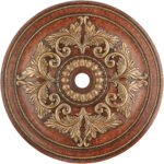 Verona Bronze Ceiling Medallion with Polyurethane Foam base with 48.5 Dia-Lighting LumensMedallion