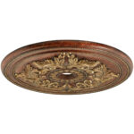 Verona Bronze Ceiling Medallion with Polyurethane Foam base with 48.5 Dia-Lighting LumensMedallion