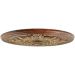 Verona Bronze Ceiling Medallion with Polyurethane Foam base with 48.5 Dia-Lighting LumensMedallion