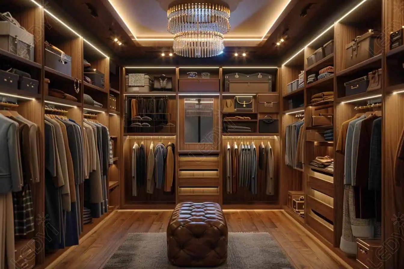 The Best Luxury Light Fixtures for Walk-In Closets