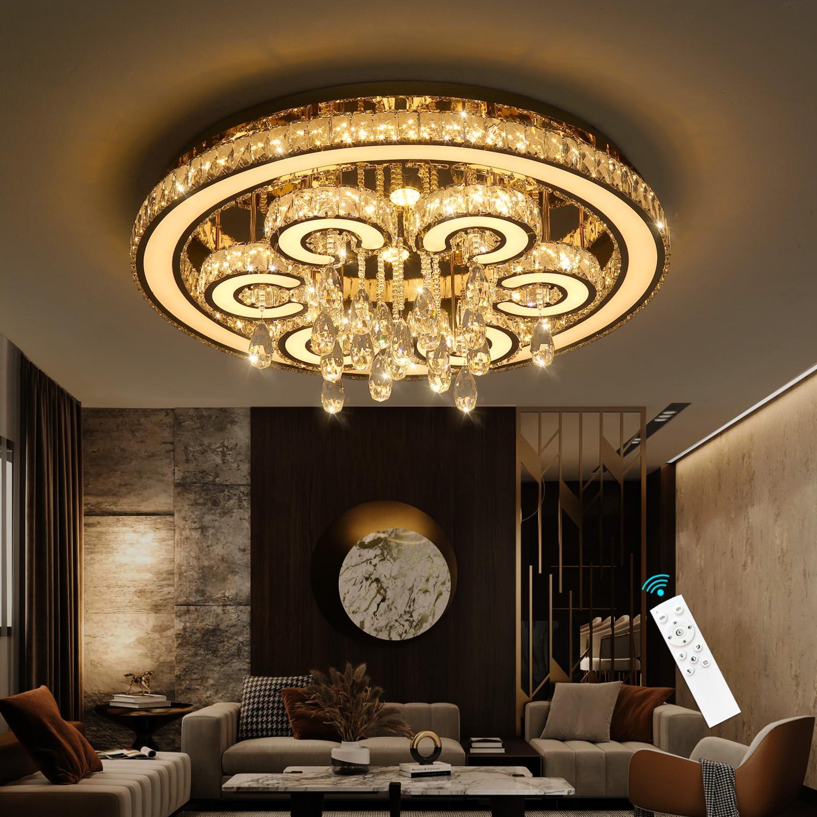 Elegant Flush Mount Lights for Low-Ceiling Luxury Spaces